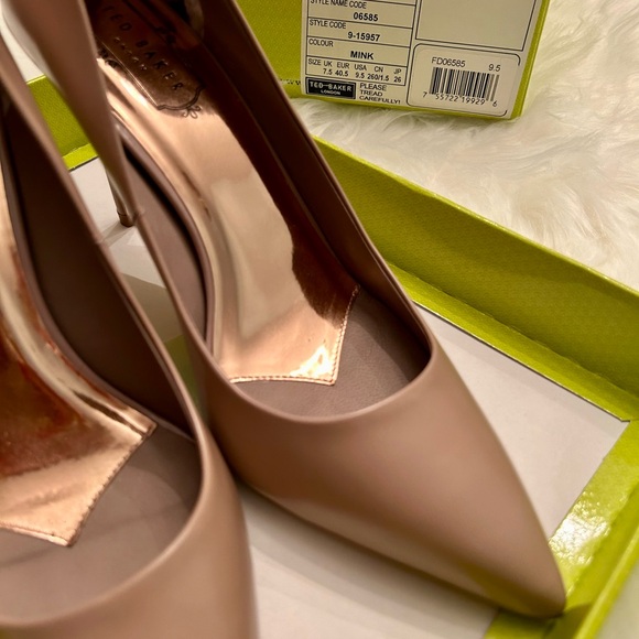 Ted Baker Saviy High Heels in Mink size EU 40.5 / US 9.5 - Picture 3 of 10